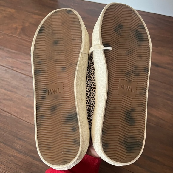 Madewell Sidewalk Low-Top Sneakers in Spotted Calf Hair-Size 7.5 - Picture 6 of 8